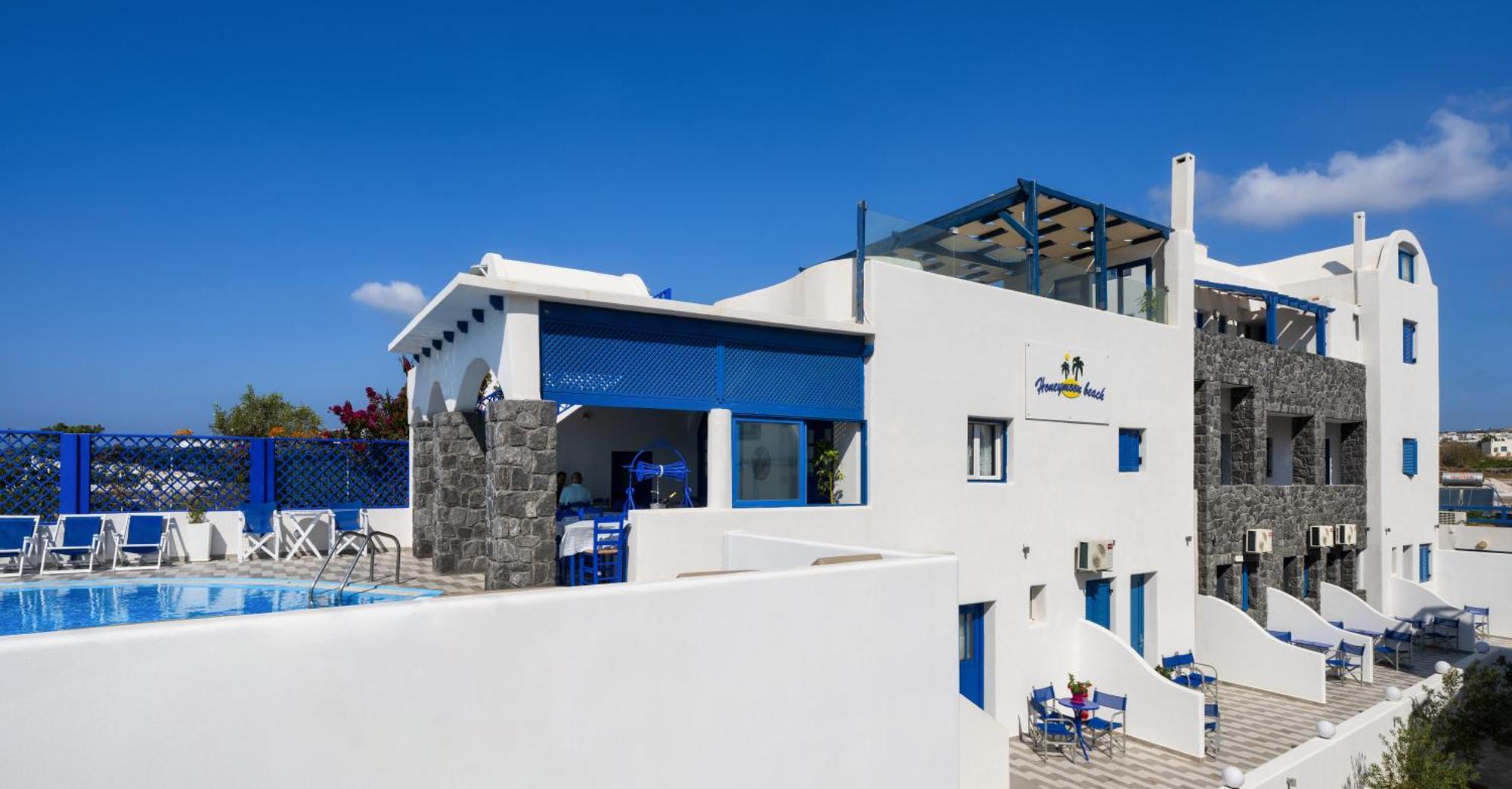 Honeymoon Beach Studios Perivolos  Exterior foto