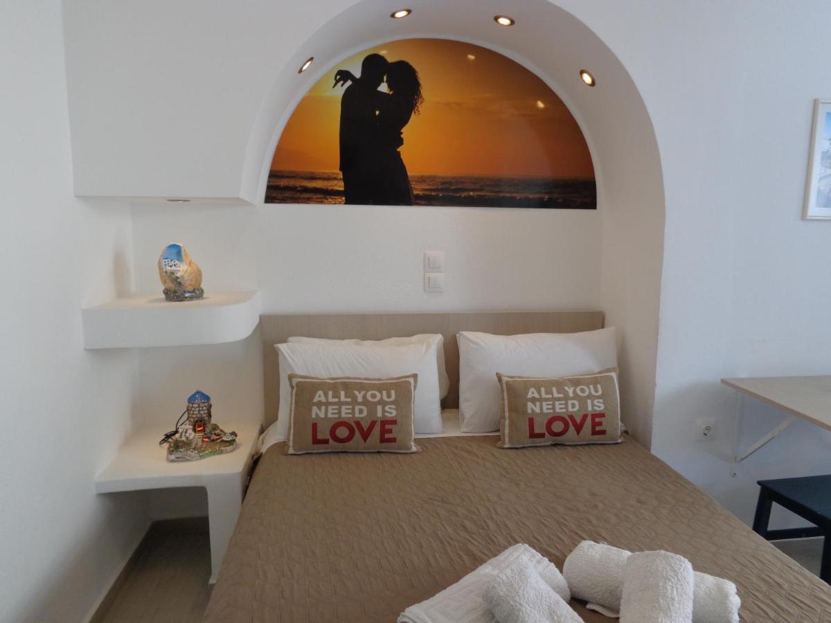 Honeymoon Beach Studios Perivolos  Exterior foto